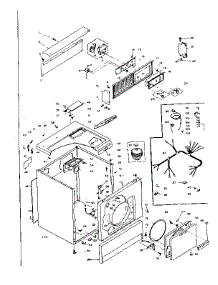 Machine Sub-Assembly parts for Kenmore Dryer 110.6207741 (1106207741, 110 6207741) from AppliancePartsPros.com