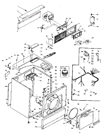 Machine Sub-Assembly parts for Kenmore Dryer 110.6207742 (1106207742, 110 6207742) from AppliancePartsPros.com