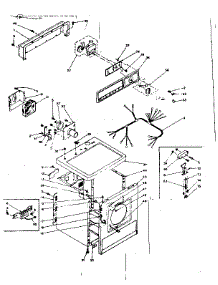 Machine Sub-Assembly parts for Kenmore Dryer 110.6208400 (1106208400, 110 6208400) from AppliancePartsPros.com