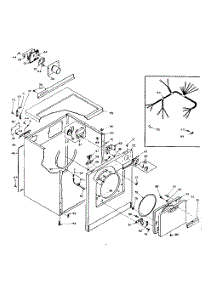 Machine Sub-Assembly parts for Kenmore Dryer 110.6208433 (1106208433, 110 6208433) from AppliancePartsPros.com