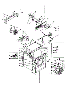 Machine Sub-Assembly parts for Kenmore Dryer 110.6208501 (1106208501, 110 6208501) from AppliancePartsPros.com