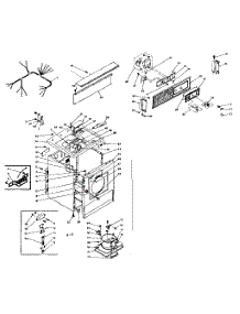 Machine Sub-Assembly parts for Kenmore Dryer 110.6208700 (1106208700, 110 6208700) from AppliancePartsPros.com
