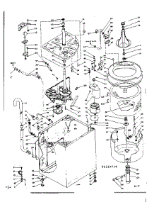 Machine Sub-Assembly parts for Kenmore Washer 110.6214430 (1106214430, 110 6214430) from AppliancePartsPros.com