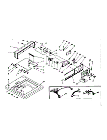 Top And Console Assembly parts for Kenmore Washer 110.6214430 (1106214430, 110 6214430) from AppliancePartsPros.com