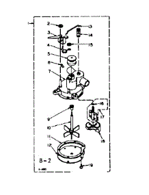 Pump Assembly parts for Kenmore Washer 110.6214440 (1106214440, 110 6214440) from AppliancePartsPros.com