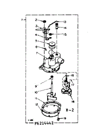 Pump Assembly parts for Kenmore Washer 110.6214442 (1106214442, 110 6214442) from AppliancePartsPros.com