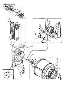 Bulkhead Assembly parts for Kenmore Dryer 110.6217430 (1106217430, 110 6217430) from AppliancePartsPros.com