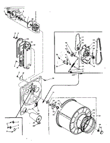 Bulkhead Assembly parts for Kenmore Dryer 110.6217440 (1106217440, 110 6217440) from AppliancePartsPros.com