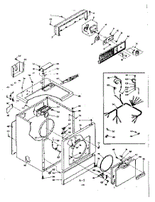 Machine Sub-Assembly parts for Kenmore Dryer 110.6217502 (1106217502, 110 6217502) from AppliancePartsPros.com