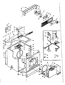 Machine Sub-Assembly parts for Kenmore Dryer 110.6217503 (1106217503, 110 6217503) from AppliancePartsPros.com
