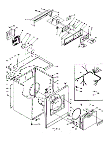 Machine Sub-Assembly parts for Kenmore Dryer 110.6218431 (1106218431, 110 6218431) from AppliancePartsPros.com