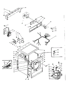 Machine Sub-Assembly parts for Kenmore Dryer 110.6218440 (1106218440, 110 6218440) from AppliancePartsPros.com