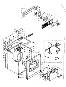 Electric Dryer parts for Kenmore Dryer 110.6218502 (1106218502, 110 6218502) from AppliancePartsPros.com