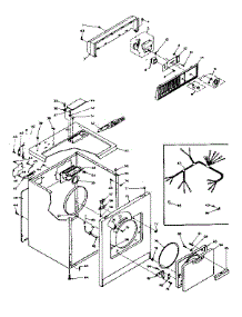Machine Sub-Assembly parts for Kenmore Dryer 110.6218503 (1106218503, 110 6218503) from AppliancePartsPros.com