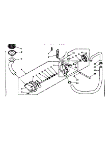 Pump And Pump Parts parts for Kenmore Washer 110.6702601 (1106702601, 110 6702601) from AppliancePartsPros.com