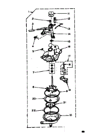 Pump Assembly parts for Kenmore Washer 110.6703102 (1106703102, 110 6703102) from AppliancePartsPros.com