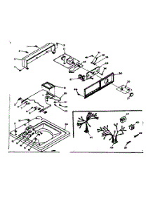 Top And Console Assembly parts for Kenmore Washer 110.6703103 (1106703103, 110 6703103) from AppliancePartsPros.com