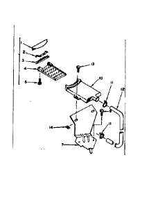Filter Assembly parts for Kenmore Washer 110.6703401 (1106703401, 110 6703401) from AppliancePartsPros.com