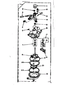 Pump Assembly parts for Kenmore Washer 110.6703402 (1106703402, 110 6703402) from AppliancePartsPros.com