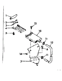 Filter Assembly parts for Kenmore Washer 110.6703402 (1106703402, 110 6703402) from AppliancePartsPros.com