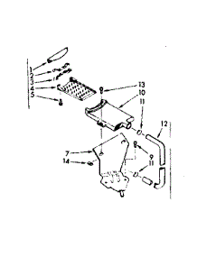 Filter Assembly parts for Kenmore Washer 110.6703403 (1106703403, 110 6703403) from AppliancePartsPros.com