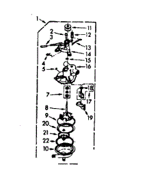 Pump Assembly parts for Kenmore Washer 110.6703403 (1106703403, 110 6703403) from AppliancePartsPros.com