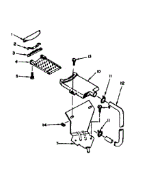 Filter Assembly parts for Kenmore Washer 110.6703500 (1106703500, 110 6703500) from AppliancePartsPros.com