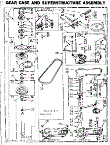 Gearcase / Transmission parts for Kenmore Washer 110.6703500 (1106703500, 110 6703500) from AppliancePartsPros.com