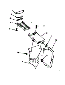 Filter Assembly parts for Kenmore Washer 110.6703501 (1106703501, 110 6703501) from AppliancePartsPros.com