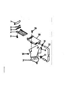 Filter Assembly parts for Kenmore Washer 110.6703503 (1106703503, 110 6703503) from AppliancePartsPros.com