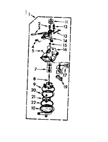 Pump Assembly parts for Kenmore Washer 110.6703503 (1106703503, 110 6703503) from AppliancePartsPros.com