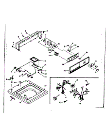 Top And Console Assembly parts for Kenmore Washer 110.6703503 (1106703503, 110 6703503) from AppliancePartsPros.com