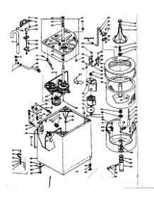 Machine Sub-Assembly parts for Kenmore Washer 110.6704000 (1106704000, 110 6704000) from AppliancePartsPros.com