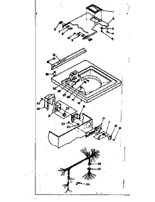 Top And Control Assembly parts for Kenmore Washer 110.6704002 (1106704002, 110 6704002) from AppliancePartsPros.com