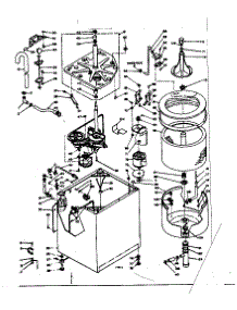 Machine Sub-Assembly parts for Kenmore Washer 110.6704051 (1106704051, 110 6704051) from AppliancePartsPros.com