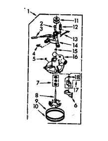 Pump Assembly parts for Kenmore Washer 110.6704052 (1106704052, 110 6704052) from AppliancePartsPros.com