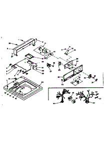 Top And Console Assembly parts for Kenmore Washer 110.6704162 (1106704162, 110 6704162) from AppliancePartsPros.com
