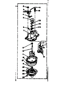 Pump Assembly parts for Kenmore Washer 110.6704200 (1106704200, 110 6704200) from AppliancePartsPros.com