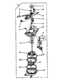 Pump Assembly parts for Kenmore Washer 110.6704201 (1106704201, 110 6704201) from AppliancePartsPros.com