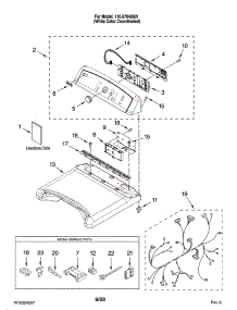 Top And Console Parts parts for Kenmore Dryer 110.67042601 (11067042601, 110 67042601) from AppliancePartsPros.com