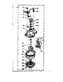 Pump Assembly parts for Kenmore Washer 110.6704500 (1106704500, 110 6704500) from AppliancePartsPros.com