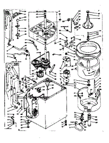 Machine Sub-Assembly parts for Kenmore Washer 110.6704600 (1106704600, 110 6704600) from AppliancePartsPros.com