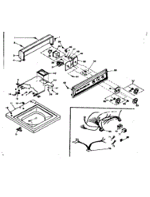 Top And Console Assembly parts for Kenmore Washer 110.6704602 (1106704602, 110 6704602) from AppliancePartsPros.com