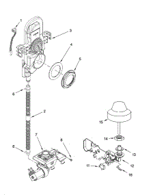 Fill And Overfill Parts parts for Kenmore Dishwasher 665.13762K602 (66513762K602, 665 13762K602) from AppliancePartsPros.com