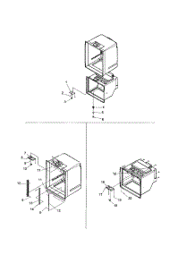 Light Switches / Drain Funnel parts for Kenmore Refrigerator 596.61874100 (59661874100, 596 61874100) from AppliancePartsPros.com
