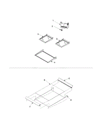 Refrig. Feature, And Shelf parts for Kenmore Refrigerator 596.62842100 (59662842100, 596 62842100) from AppliancePartsPros.com