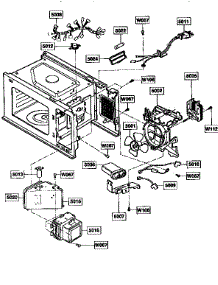 Oven Interior parts for Kenmore Microwave 580.66291690 (58066291690, 580 66291690) from AppliancePartsPros.com