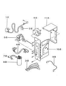 Cabinet Parts parts for Kenmore Air Conditioner 580.71073100 (58071073100, 580 71073100) from AppliancePartsPros.com