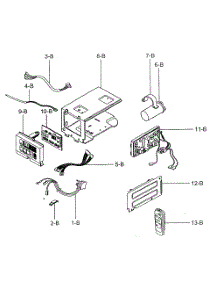 Cabinet Parts parts for Kenmore Air Conditioner 580.71082100 (58071082100, 580 71082100) from AppliancePartsPros.com