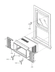 Air Conditioner parts for Kenmore Air Conditioner 580.71121100 (58071121100, 580 71121100) from AppliancePartsPros.com